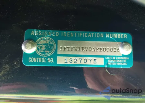 2010 Ford F-150 Fx4/Harley-Davidson/King Ranch/Lariat/Platinum/Xl/Xlt from USA, damaged, VIN 1FTFW1EV0AFB09026